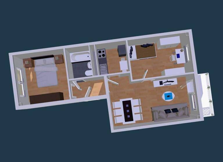 Wohnung zur Miete 330 € 3 Zimmer 55 m² 2. Geschoss Albert-Funk-Straße 116 Eckersbach Zwickau 08066