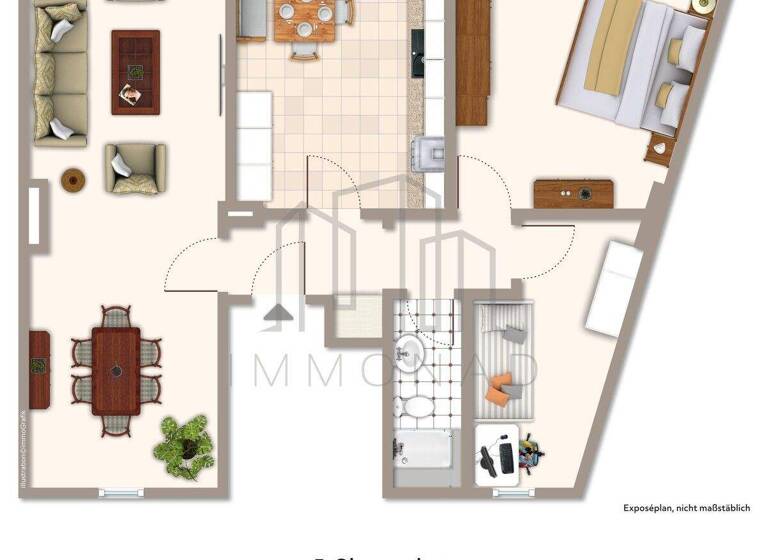 Wohnung zur Miete 485 € 3 Zimmer 74,5 m² 3. Geschoss Marten Dortmund 44379