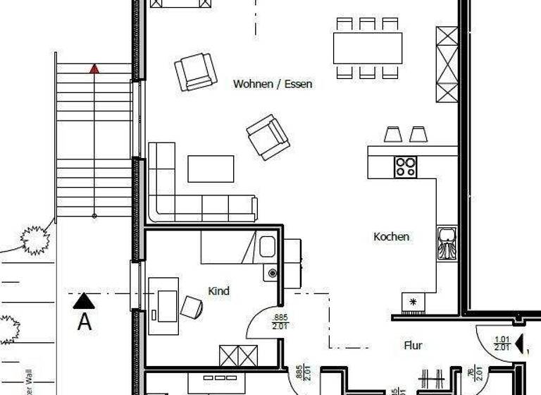 Wohnung zur Miete 1.300 € 3 Zimmer 122 m² EG frei ab 01.05.2026 Ostergrund 9a Ovelgönne/Ketzendorf Buxtehude 21614
