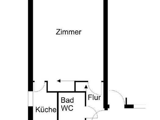 Wohnung zur Miete 277 € 1 Zimmer 37,4 m² EG Krummenacker 2 Wulsdorf Bremerhaven 27572