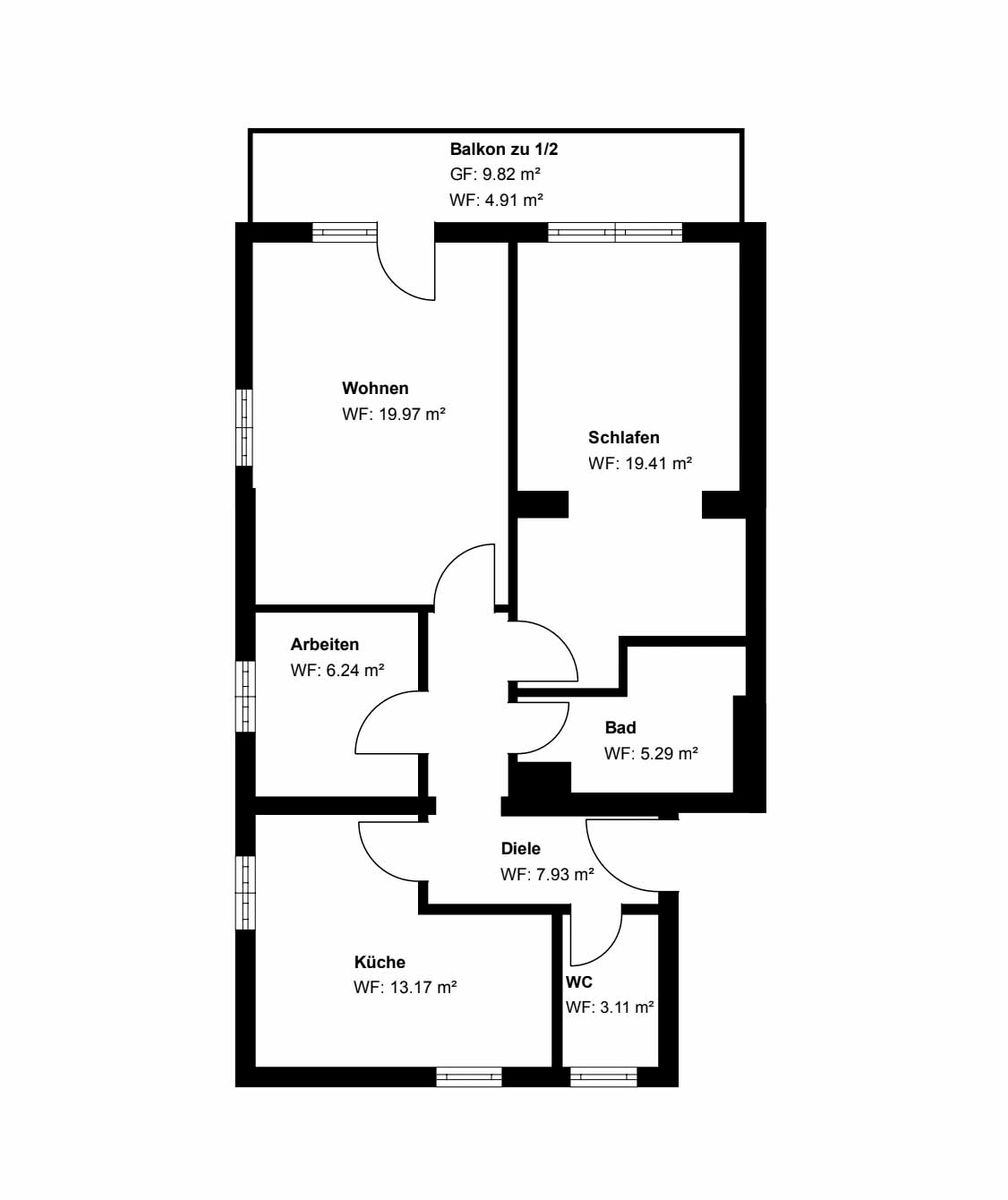 Immobilie zum Kauf als Kapitalanlage geeignet 365.000 € 2,5 Zimmer 80 m²<br/>Fläche Bad Aibling 83043