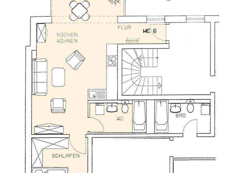 Wohnung zum Kauf 59.000 € 2 Zimmer 52,3 m² 2. Geschoss Marienstraße 26 Innenstadt Zwickau 08056