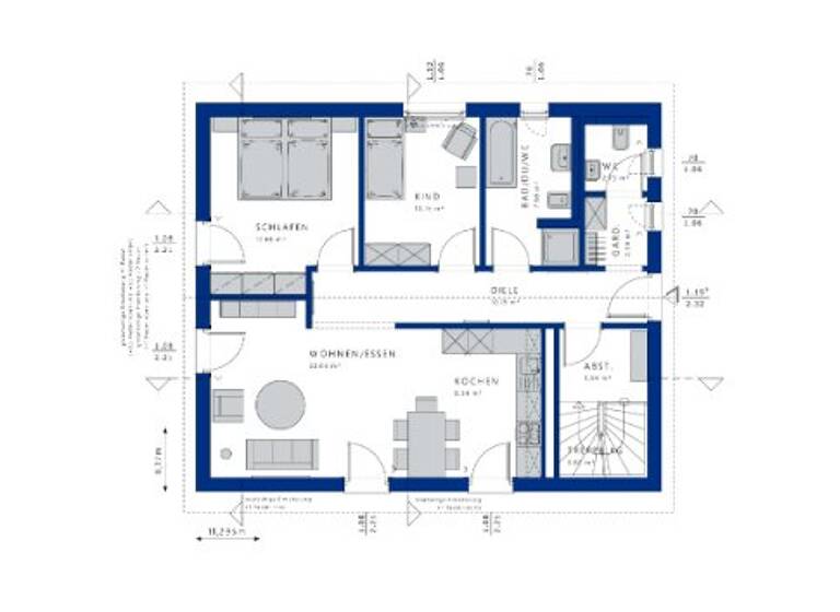 Einfamilienhaus zum Kauf 358.000 € 5 Zimmer 88 m² 630 m² Grundstück Kleinkugler Platz 8 Osmünde Kabelsketal 06184