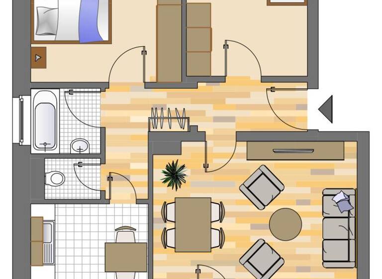 Wohnung zur Miete 619 € 3 Zimmer 68 m²<br/>Wohnfläche 2.<br/>Geschoss Stormstraße 58 Geisweid Siegen 57078