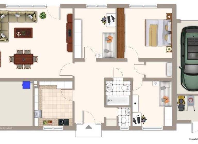 Bungalow zum Kauf 295.000 € 4 Zimmer 101,4 m² 733 m² Grundstück Obermarschacht Marschacht 21436