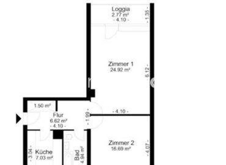 Studio zur Miete Tauschwohnung 412 € 2 Zimmer 64 m² 4. Geschoss Gropiusstadt Berlin 12353