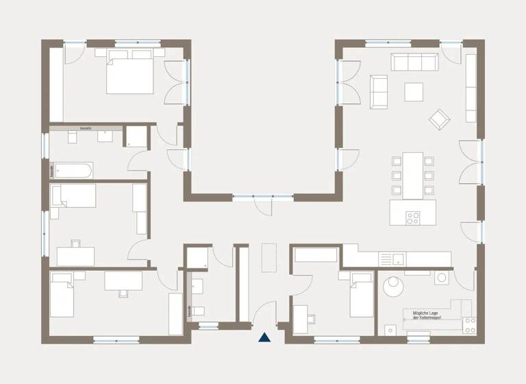 Bungalow zum Kauf 450.000 € 5 Zimmer 171,6 m² 600 m² Grundstück Eicken-Bruche Melle 49324