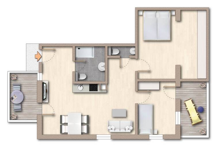 Wohnung zum Kauf 416.920 € 3 Zimmer 74,5 m²<br/>Wohnfläche 1.<br/>Geschoss Seebad Ahlbeck Heringsdorf 17419