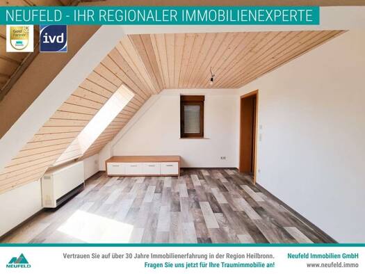 Wohnung zur Miete 690 € 4 Zimmer 73,8 m² Himmelreich 4 Gundelsheim 74831