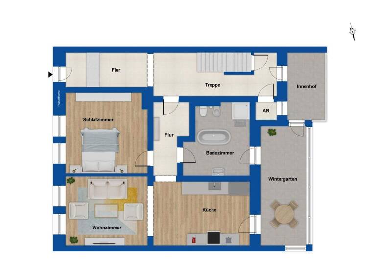 Wohnung zum Kauf 295.000 € 3 Zimmer 88 m² Steele Essen 45276