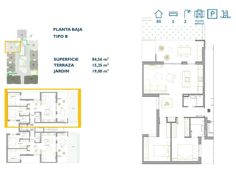 Wohnung zum Kauf provisionsfrei 272.900 € 2 Zimmer 84 m² San Pedro del Pinatar