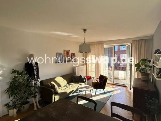 Wohnung zur Miete Tauschwohnung 750 € 4 Zimmer 90 m² 2. Geschoss Uhlenhorst Hamburg 22087