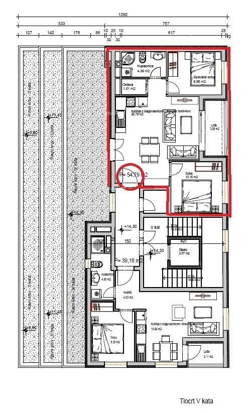 Wohnung zum Kauf 208.202 € 2 Zimmer 54 m²<br/>Wohnfläche 5.<br/>Geschoss Pula center 52100