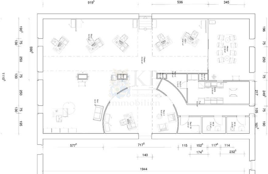 Atelier zur Miete 2.420 € 2 Zimmer 200 m²<br/>Bürofläche Igstadt - Mitte Wiesbaden 65207