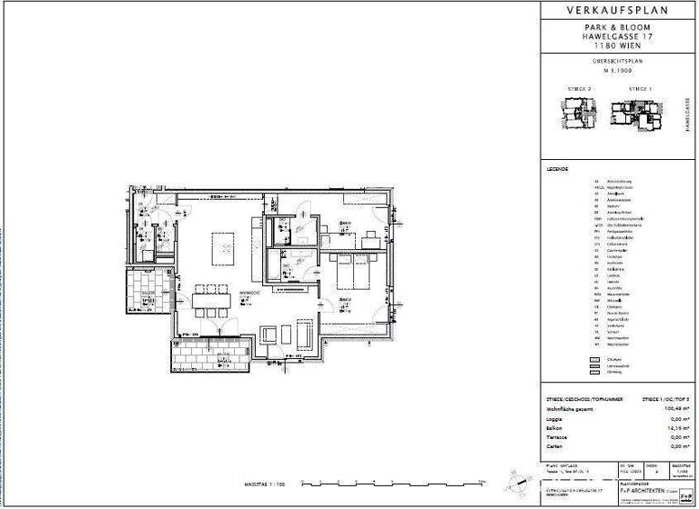 Wohnung zum Kauf - Erstbezug 903.000 € 3 Zimmer 100,6 m² 1. Geschoss Wien 1180