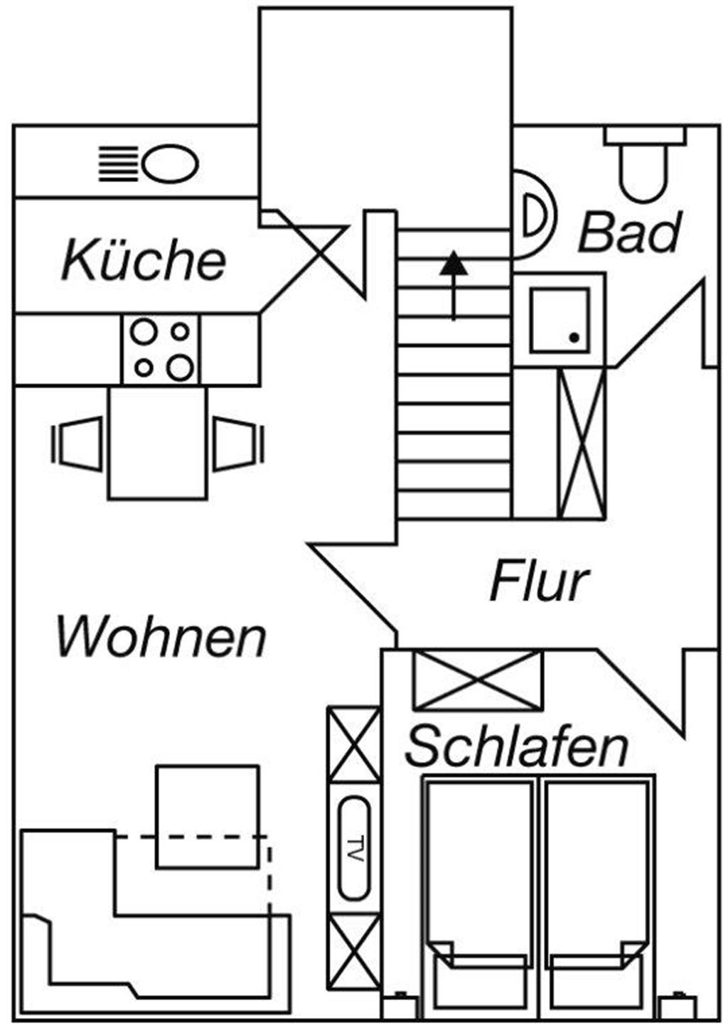 Wohnung zum Kauf als Kapitalanlage geeignet 279.000 € 2 Zimmer 45 m²<br/>Wohnfläche Alt-Travemünde / Rönnau Lübeck 23570