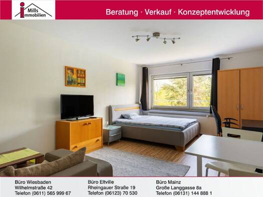 Studio zum Kauf 169.000 € 1 Zimmer 40 m² 3. Geschoss Oberstadt Mainz 55131