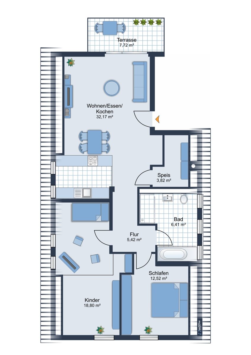 Wohnung zum Kauf 318.900 € 3 Zimmer 72,3 m²<br/>Wohnfläche Gaimersheim Gaimersheim 85080