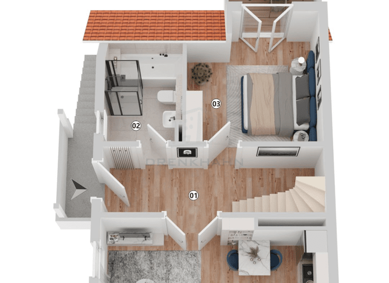 Wohnung zum Kauf 349.000 € 3 Zimmer 52,5 m² 1. Geschoss Börgerende Börgerende-Rethwisch 18211