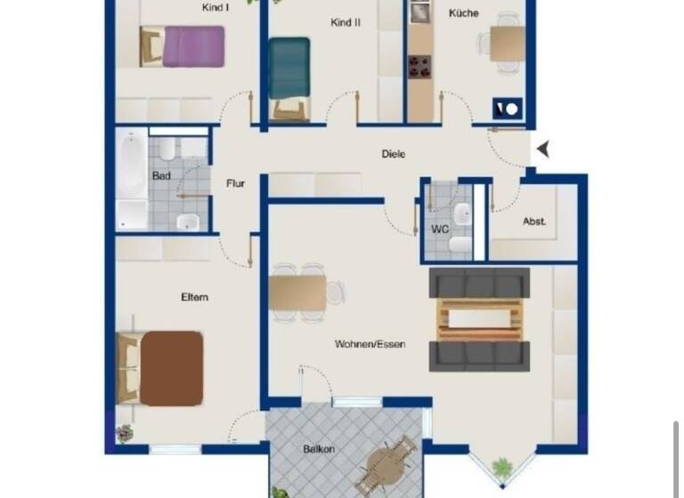 Wohnung zum Kauf provisionsfrei 4,5 Zimmer 108 m²<br/>Wohnfläche EG<br/>Geschoss Fahrnau Schopfheim 79650