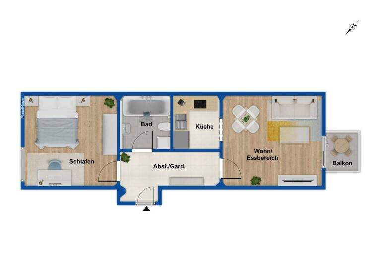 Wohnung zum Kauf 2 Zimmer 43 m² 1. Geschoss Obertraubling 93083