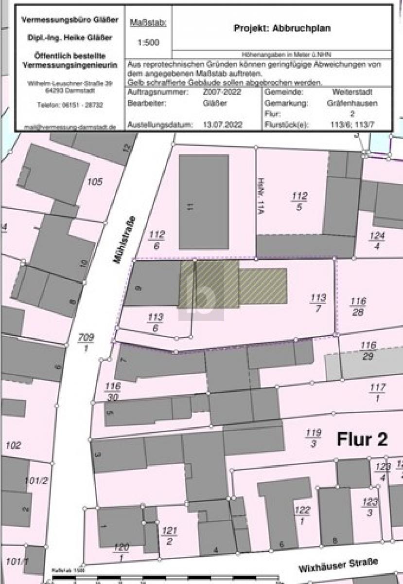 Grundstück zum Kauf 134.380 € 197 m²<br/>Grundstück Gräfenhausen Weiterstadt 64331