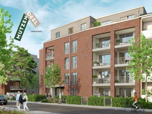 Wohnung zum Kauf - Neubau provisionsfrei 585.000 € 3 Zimmer 73,9 m² EG Mutzenbecherweg 17 Lokstedt Hamburg 22529