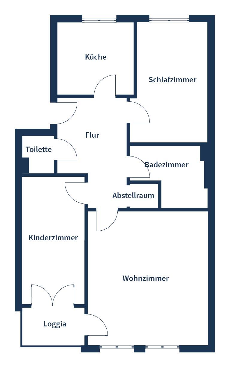 Wohnung zum Kauf 270.000 € 3 Zimmer 79,3 m²<br/>Wohnfläche 1.<br/>Geschoss Bockelsberg Lüneburg 21335