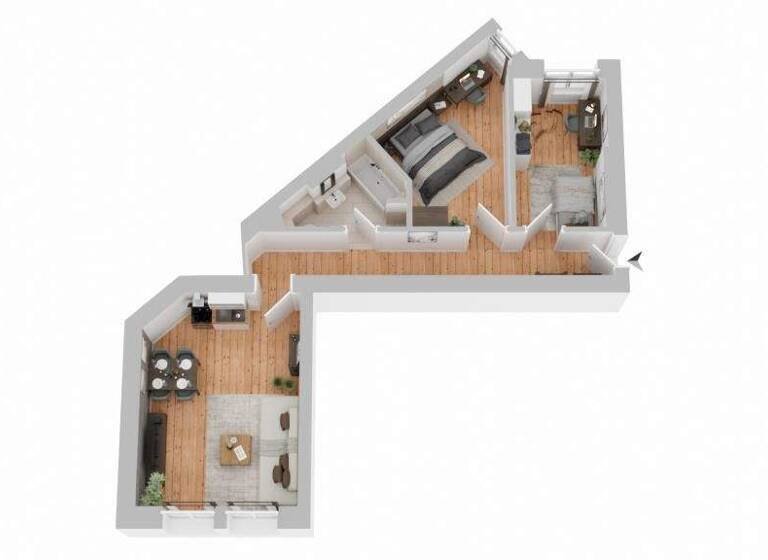 Wohnung zum Kauf 364.500 € 2 Zimmer 67,5 m² EG Wittstocker Straße 10 Moabit Berlin 10553