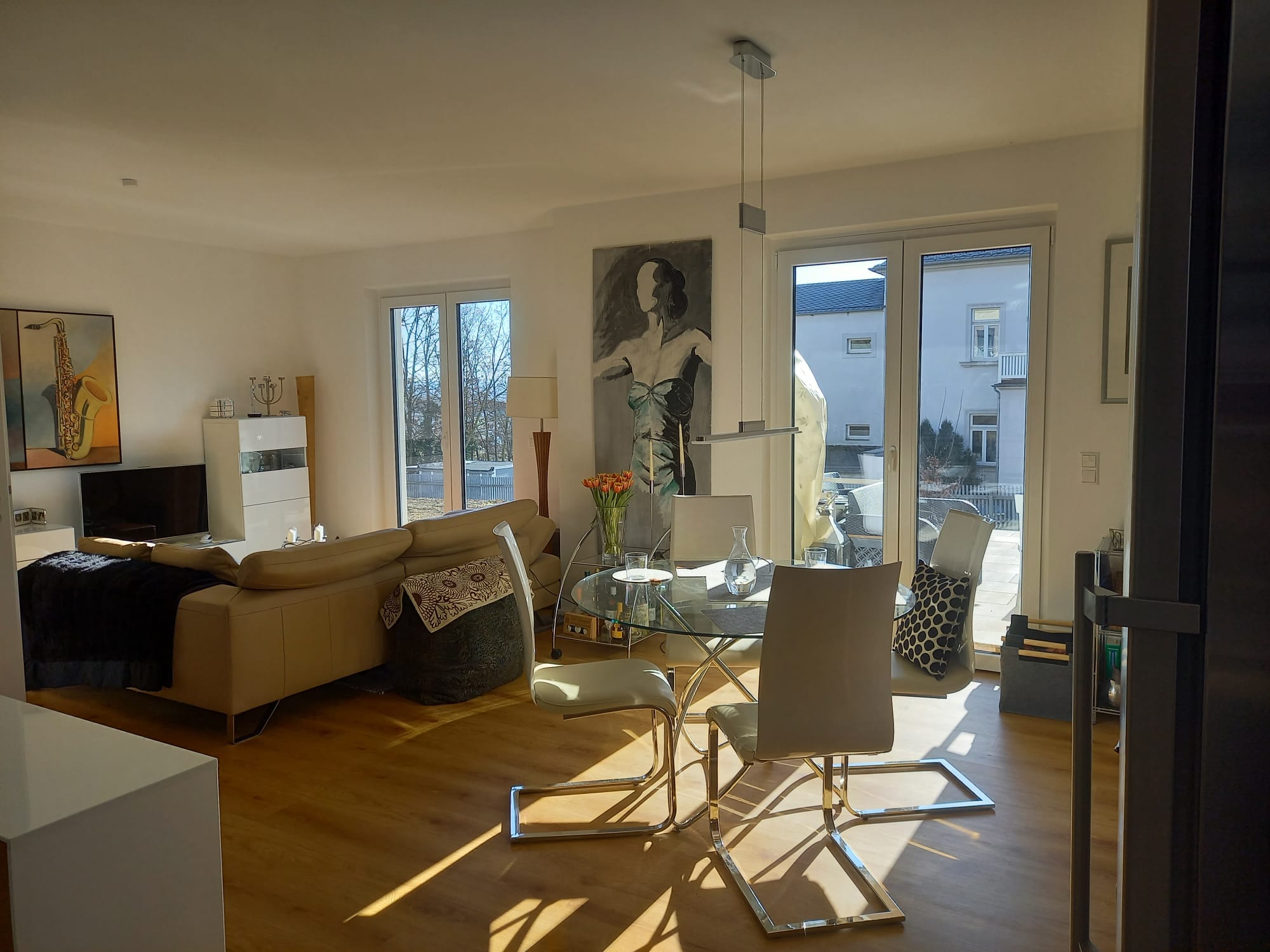 Terrassenwohnung zur Miete 1.300 € 3 Zimmer 85 m²<br/>Wohnfläche EG<br/>Geschoss 01.05.2025<br/>Verfügbarkeit Hohe Straße 40 Radebeul 01445