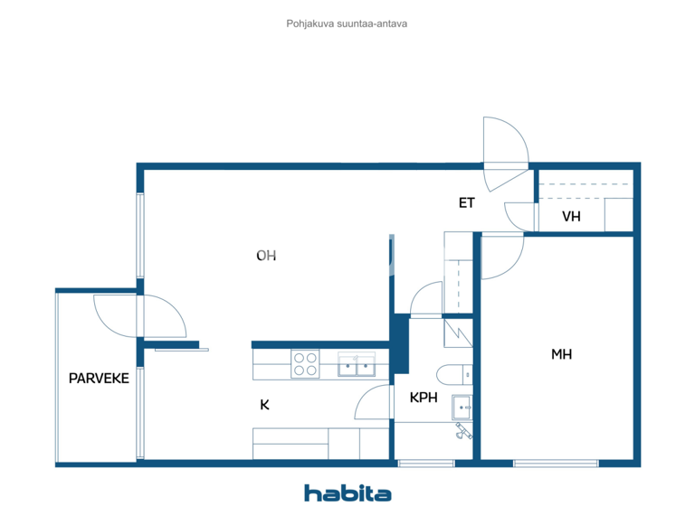 Studio zum Kauf 89.000 € 2 Zimmer 55 m² 6. Geschoss Peipontie 4 Porvoo 06400