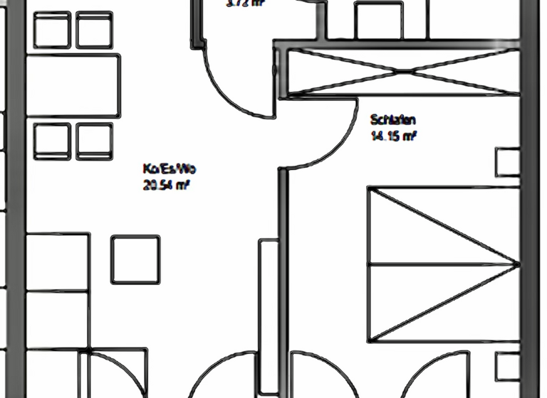 Wohnung zur Miete 990 € 2 Zimmer 48 m² 1. Geschoss Am Pulverl 46 Ingolstadt 85051