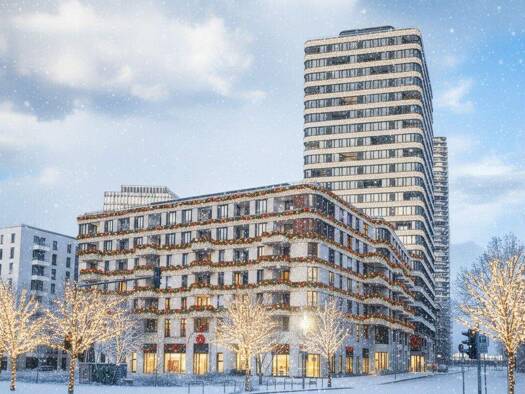 Wohnung zum Kauf - Neubau provisionsfrei 919.000 € 3 Zimmer 106,1 m² 8. Geschoss Mariane-von-Rantzau-Straße 8 Friedrichshain Berlin 10243