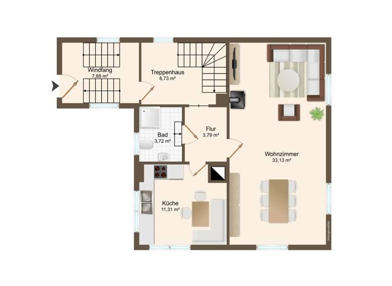 Einfamilienhaus zum Kauf 230.000 € 5 Zimmer 122 m² 2.040 m² Grundstück Dehnitz Wurzen / Dehnitz 04808