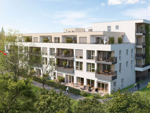 Wohnung zur Miete - Erstbezug 1.090 € 2 Zimmer 59,4 m² 1. Geschoss Renningen 71272