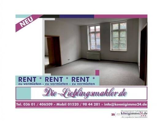 Bürofläche zur Miete 640 € 4 Zimmer 128 m² Bürofläche Mühlhausen Mühlhausen/Thüringen 99974
