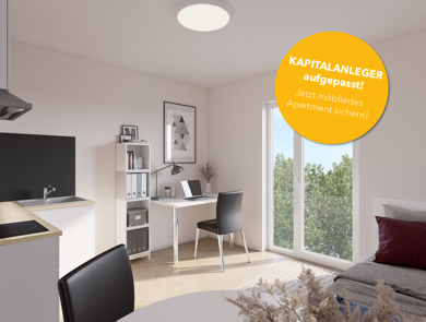 Studio zum Kauf - Neubau provisionsfrei als Kapitalanlage geeignet 209.000 € 1 Zimmer 23,7 m² Gleißbühl Nürnberg 90402
