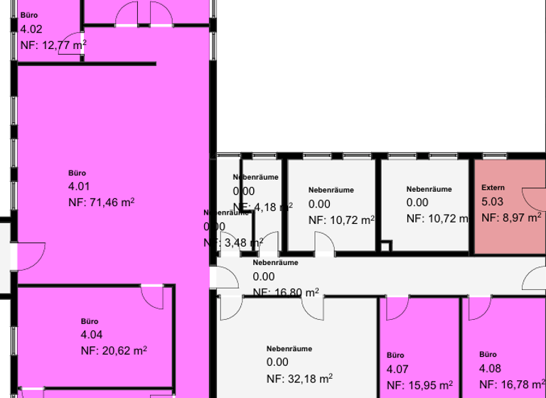 Bürofläche zur Miete provisionsfrei 1.600 € 6 Zimmer 178 m² Bürofläche Bitburg 54634