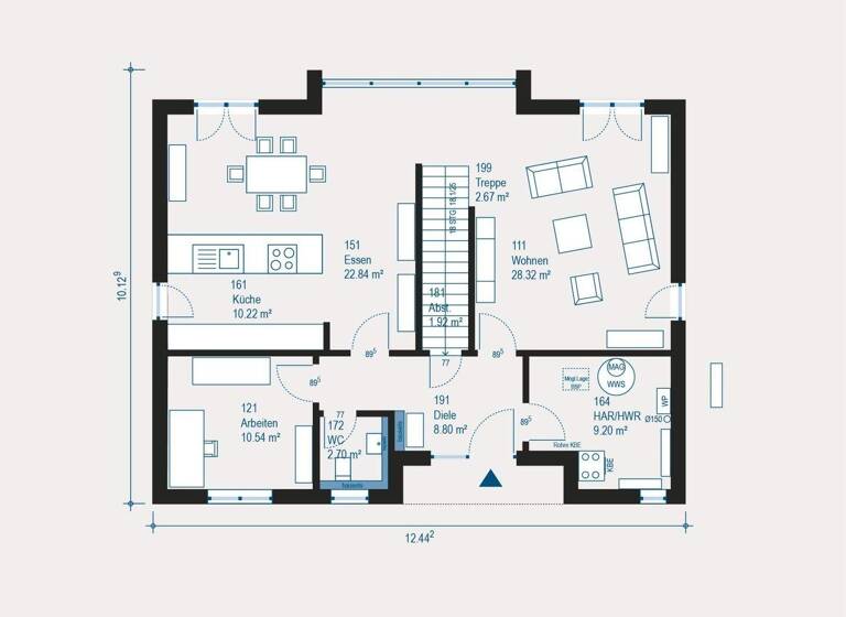 Einfamilienhaus zum Kauf provisionsfrei 351.199 € 5 Zimmer 186,8 m² 500 m² Grundstück Weitersweiler 67808