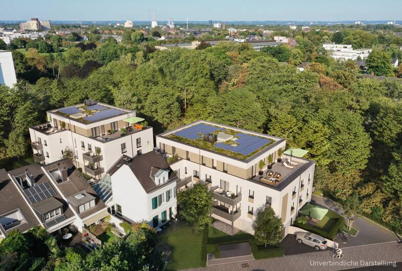 Wohnung zum Kauf - Neubau provisionsfrei 499.900 € 2 Zimmer 64,6 m² EG Florastraße 135 a Nippes Köln 50733