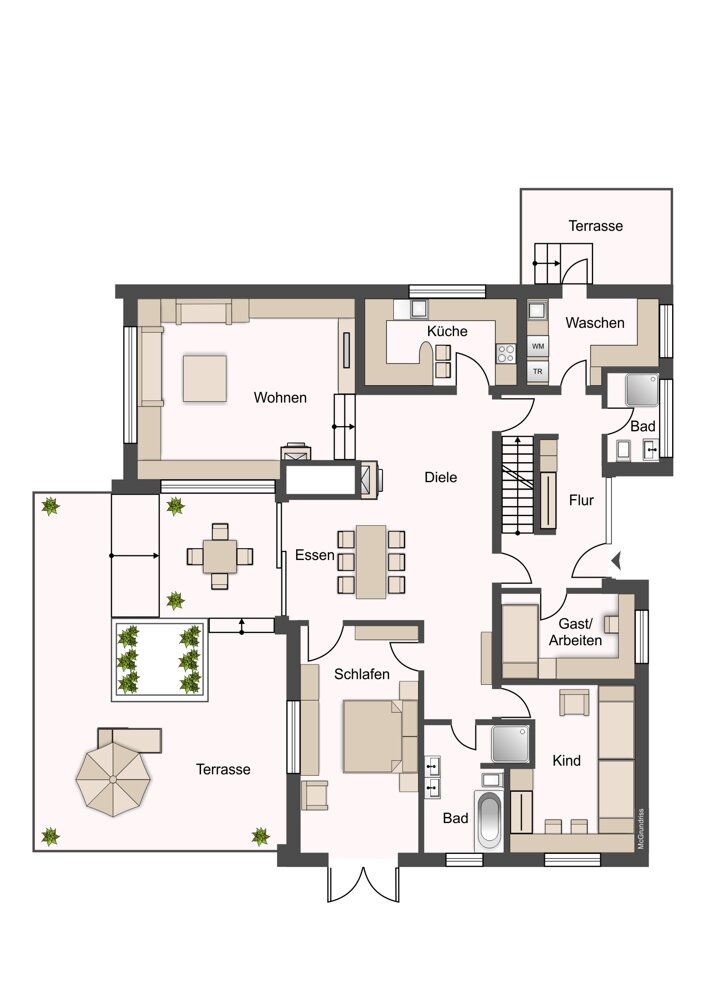 Einfamilienhaus zum Kauf 495.000 € 6 Zimmer 180 m²<br/>Wohnfläche 1.234 m²<br/>Grundstück Vögelsen 21360