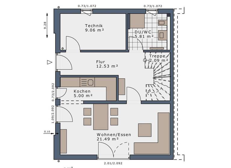 Doppelhaushälfte zum Kauf provisionsfrei 575.000 € 5 Zimmer 112 m² 590 m² Grundstück Neuhausen 75242