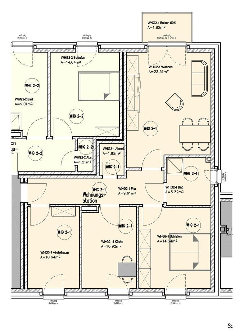 Wohnung zum Kauf provisionsfrei 237.110 € 3 Zimmer 78,4 m²<br/>Wohnfläche 2.<br/>Geschoss 01.05.2025<br/>Verfügbarkeit Todenbüttel 24819