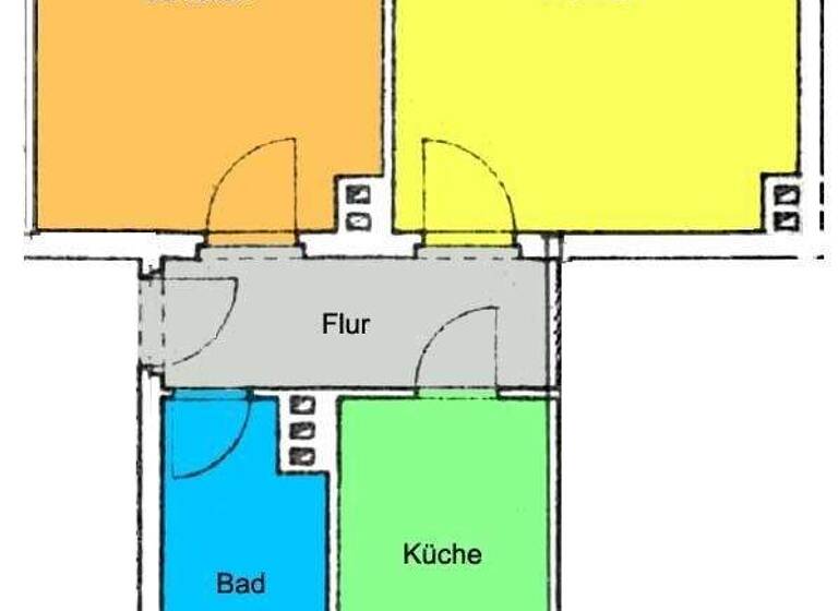 Wohnung zur Miete 199 € 2 Zimmer 49 m² frei ab 01.06.2026 Grunau Niederstriegis 04741