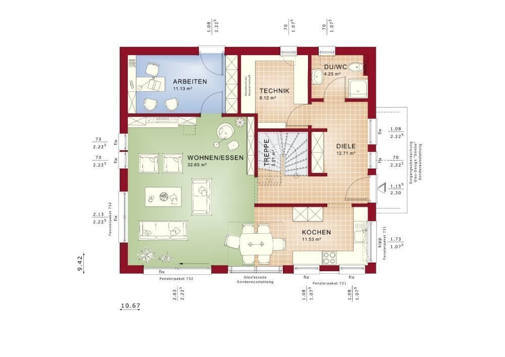 Einfamilienhaus zum Kauf 566.349 € 5 Zimmer 152 m²<br/>Wohnfläche 618 m²<br/>Grundstück Königshofen Königshofen 97922