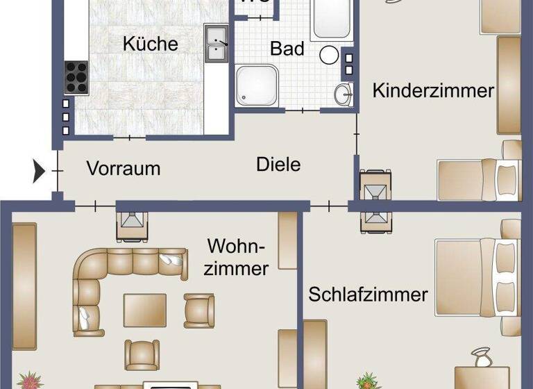 Wohnung zum Kauf 170.000 € 3 Zimmer 98 m² 1. Geschoss Zistersdorf 2225