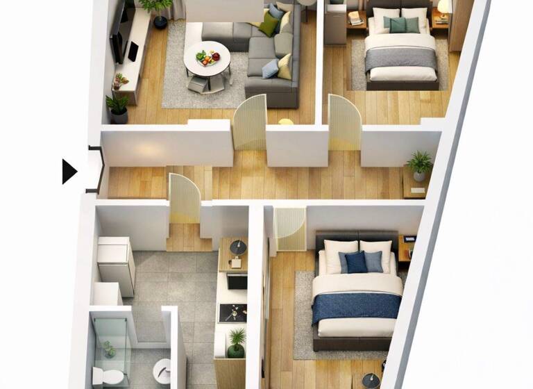 Wohnung zum Kauf provisionsfrei 269.000 € 3 Zimmer 56 m² Geschoss EG/4 frei ab sofort Wilstorf Hamburg 21079