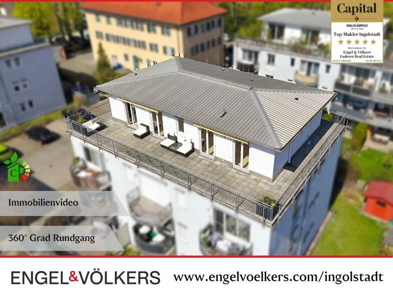 Penthouse zum Kauf 490.000 € 3 Zimmer 116 m² 3. Geschoss Antonviertel Ingolstadt 85053