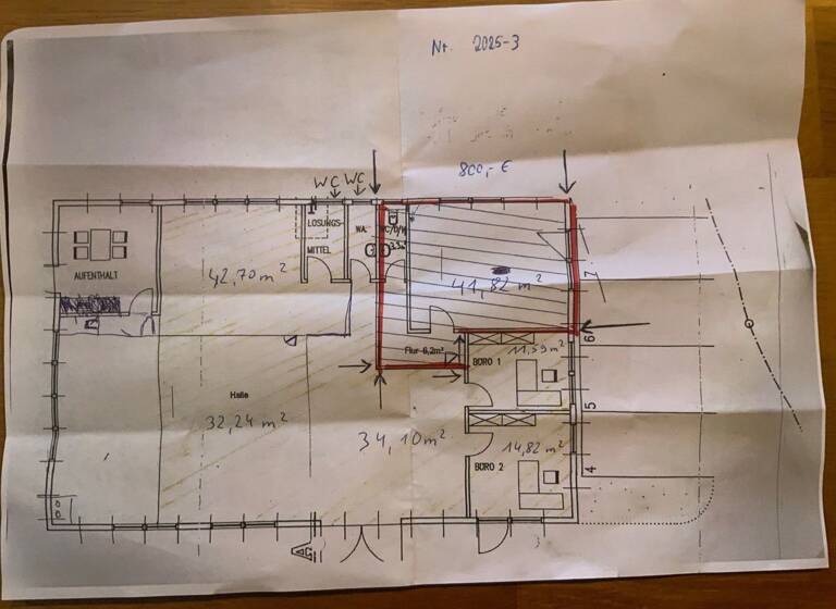 Bürofläche zur Miete 10 € 1 Zimmer 41,8 m² Bürofläche Eiselfing 83549