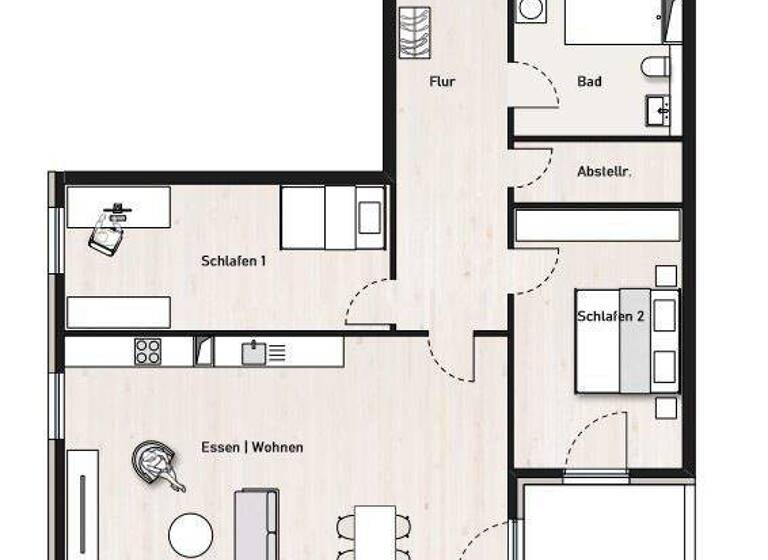 Wohnung zur Miete 1.362 € 3 Zimmer 93,9 m² 1. Geschoss Rathausgasse 8 Schönefeld 12529